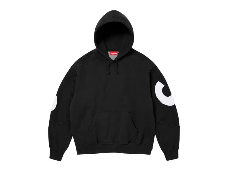 シュプリーム ビッグロゴ ジャカード フーデッド ブラック（FW23）